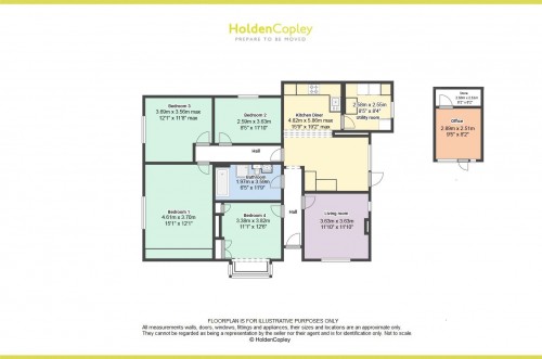 Floorplan for Richmond Avenue, Breaston, Derbyshire, DE72 3AP