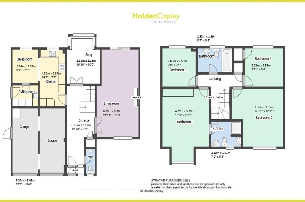 Floorplan for Hallfields, Edwalton, Nottinghamshire, NG12 4AA