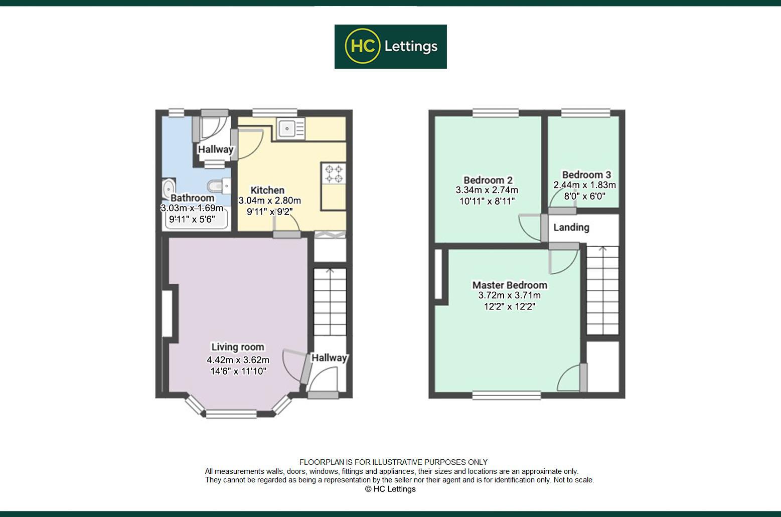 Floorplan for Byron Street, Daybrook, Nottingham, NG5 6BS