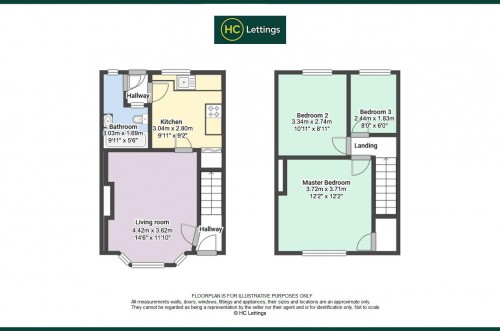 Floorplan for Byron Street, Daybrook, Nottingham, NG5 6BS