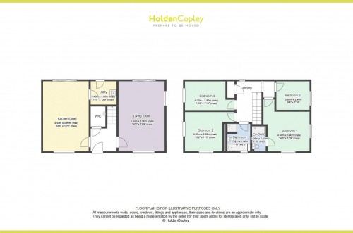 Floorplan for Meadowcroft Gardens, Hucknall, Nottingham