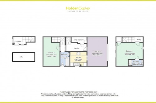 Floorplan for The Old Bank, Station Road, Draycott, Derbyshire, DE72 3QB