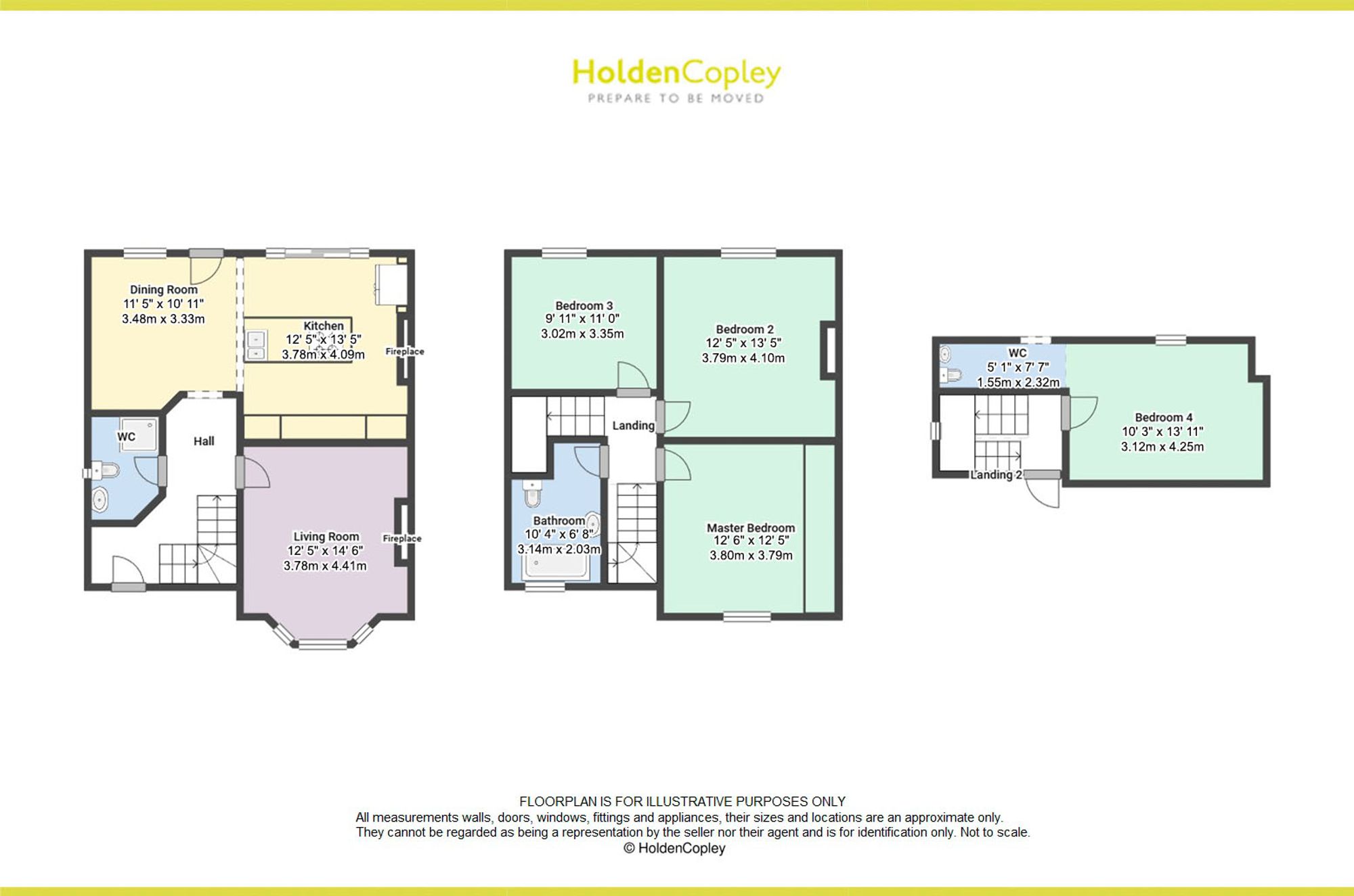Floorplan for Conway Avenue, Carlton, NG4