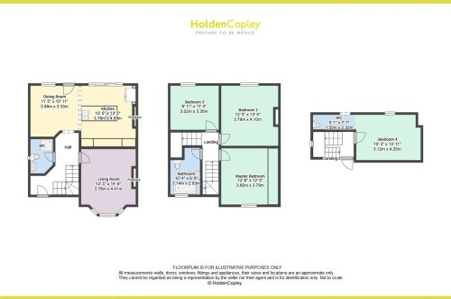 Floorplan for Conway Avenue, Carlton, NG4