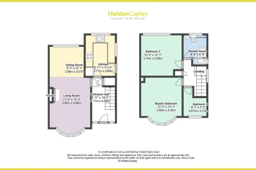 Floorplan for Brampton Drive, Stapleford, NG9